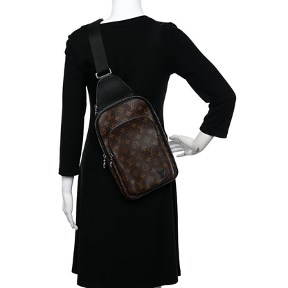 Louis Vuitton Monogram Macassar Avenue Sling Bag NM 2 of 11