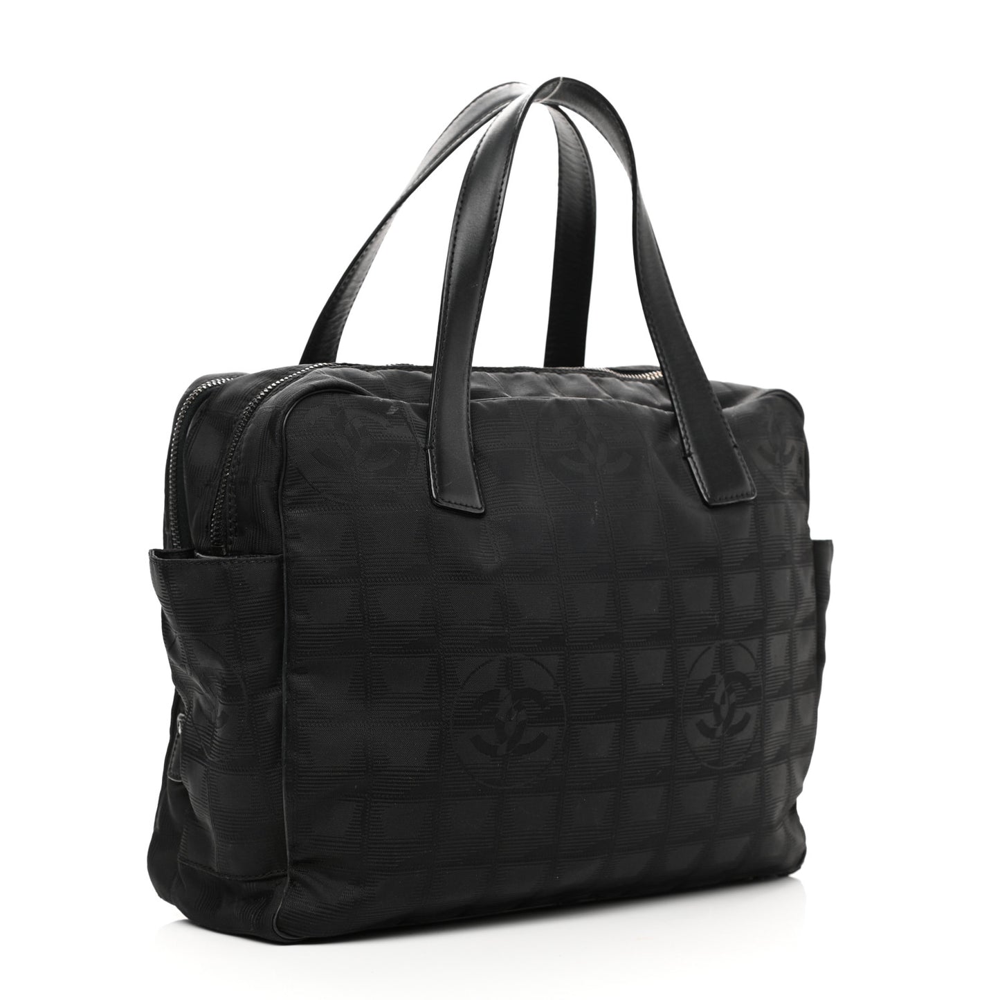 Nylon Travel Tote Black