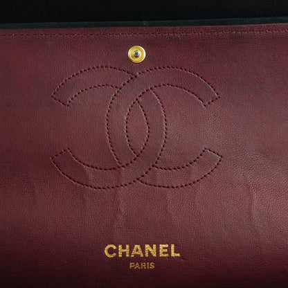 Chanel Lambskin Quilted Medium Double Flap Bijoux Chain Navy 6 of 12