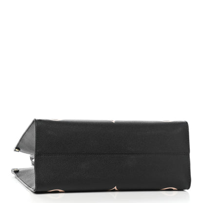 Louis Vuitton Empreinte Monogram Giant Onthego MM Black Beige 3 of 4