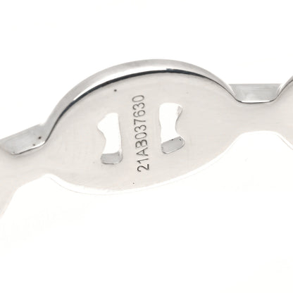 Hermes Sterling Silver MM Chaine d'Ancre Enchainee Cuff Bracelet SH 4 of 4