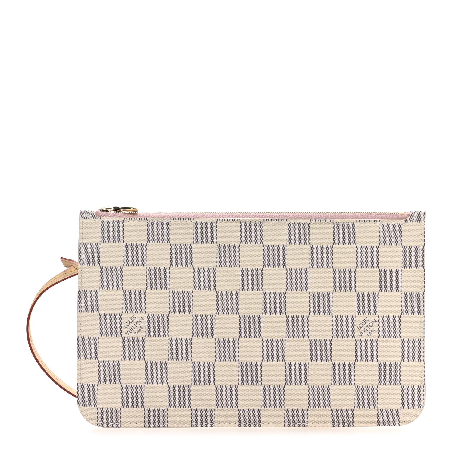 Louis Vuitton Damier Azur Neverfull MM GM Pochette Rose Ballerine 1 of 6