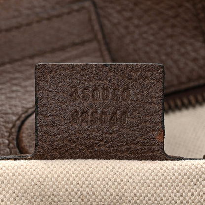 Gucci Soft GG Supreme Monogram Web Bosco Patch Vertical Tote Beige New Shamarock 7 of 11