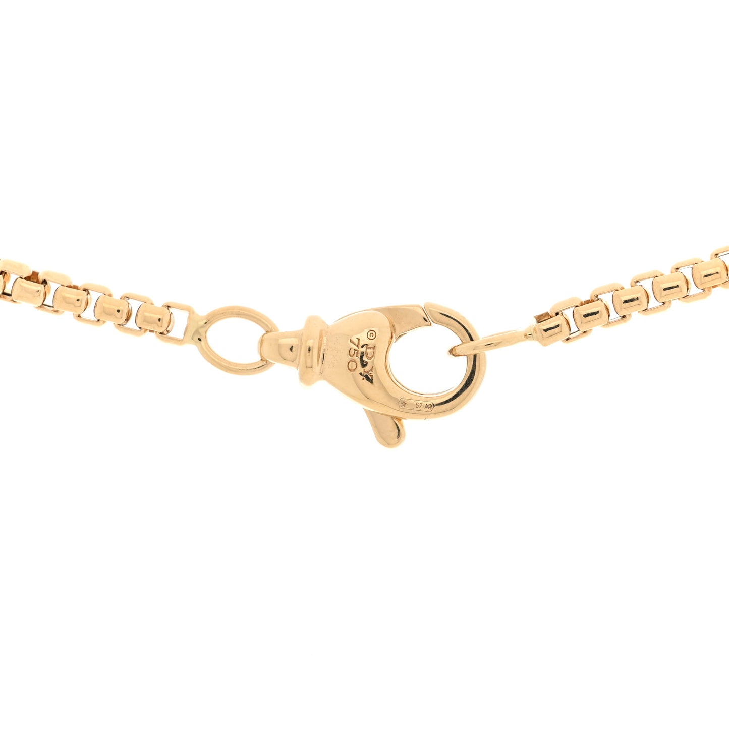 18K Yellow Gold 2.7mm Box Chain Necklace 20"