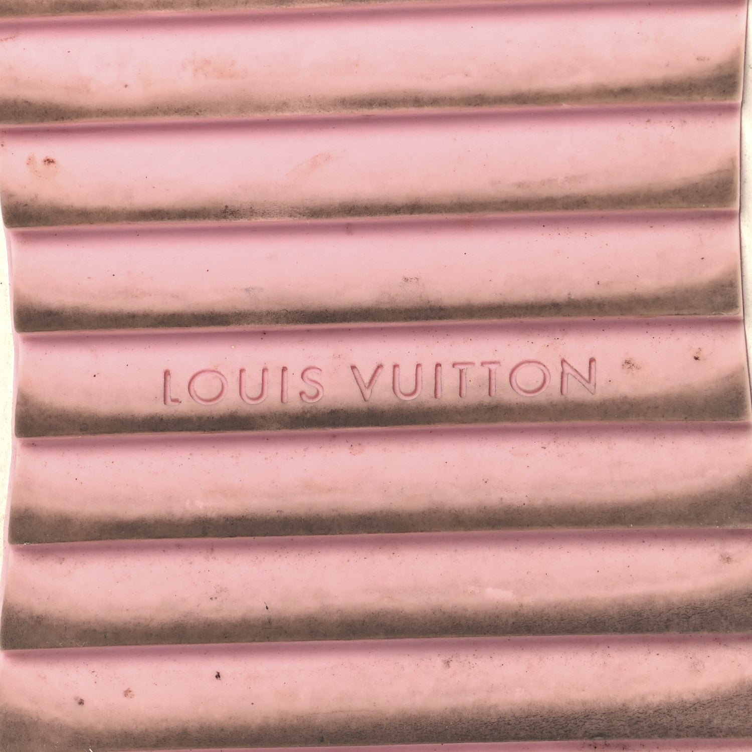 Louis Vuitton Lambskin Embossed Monogram Time Out Sneakers 37 White Pink 8 of 11