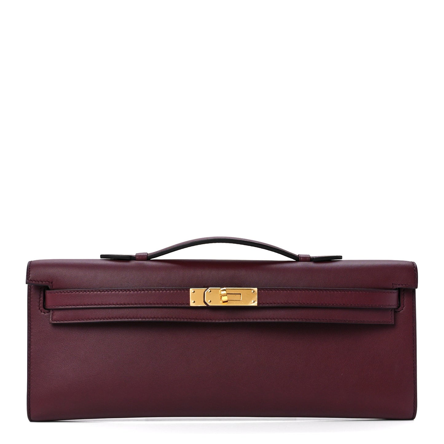 Swift Kelly Cut Clutch Pochette Bordeaux