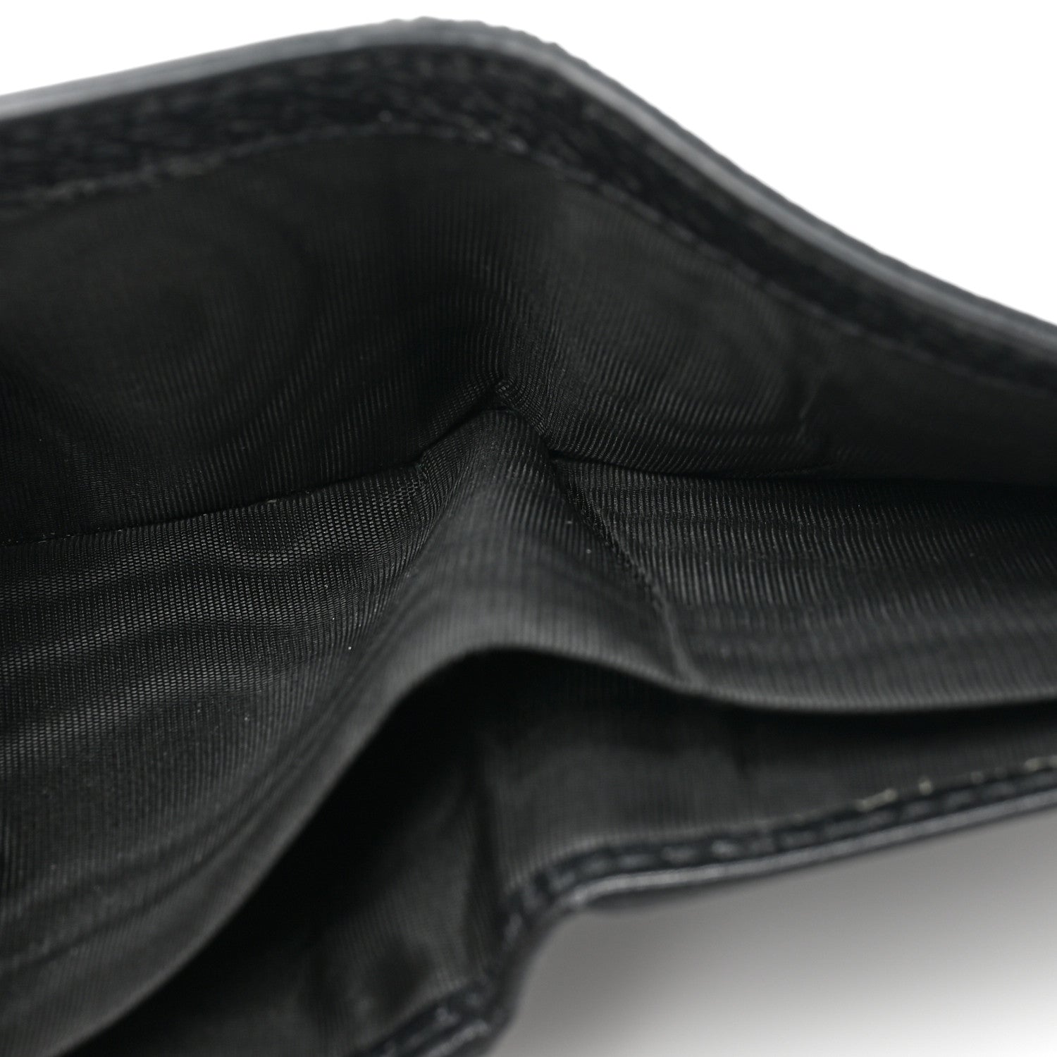 Gucci Calfskin Bee Bi-Fold Wallet Black 6 of 12