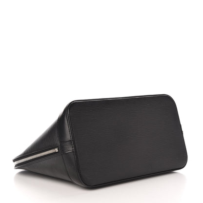 Louis Vuitton Epi Alma MM Black 4 of 11