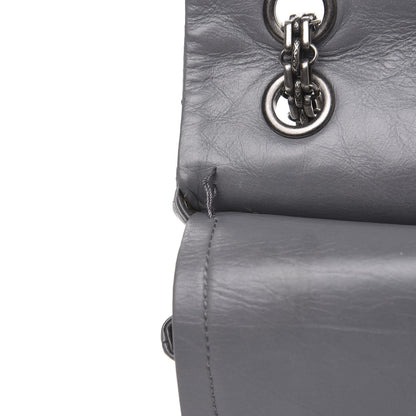 Chanel Aged Calfskin Quilted 2.55 Reissue 226 Flap Grey 11 of 13