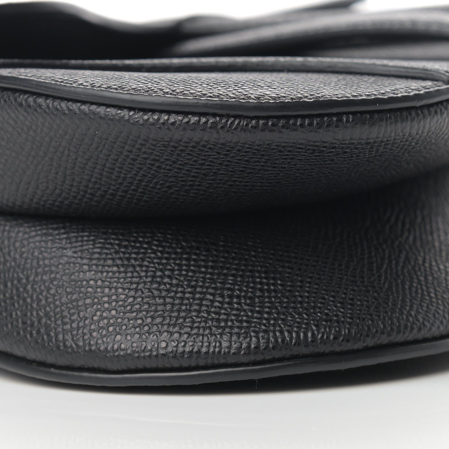 Christian Dior Calfskin Mini Saddle Bag Black 5 of 9