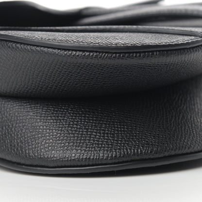 Christian Dior Calfskin Mini Saddle Bag Black 5 of 9