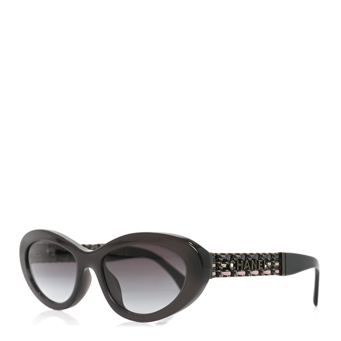 Acetate Lambskin Cat Eye Sunglasses 5538-Q Grey Multicolor