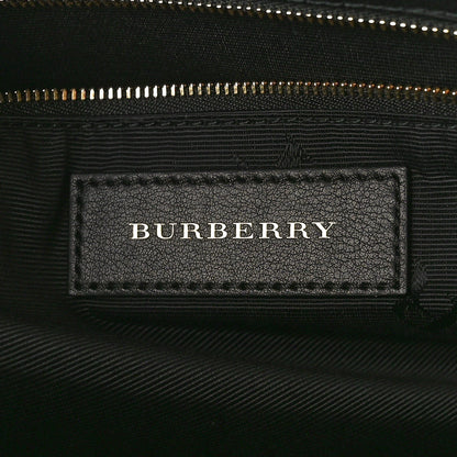 Burberry Heritage Grain Check Embossed Medium Dewsbury Tote Black 6 of 8