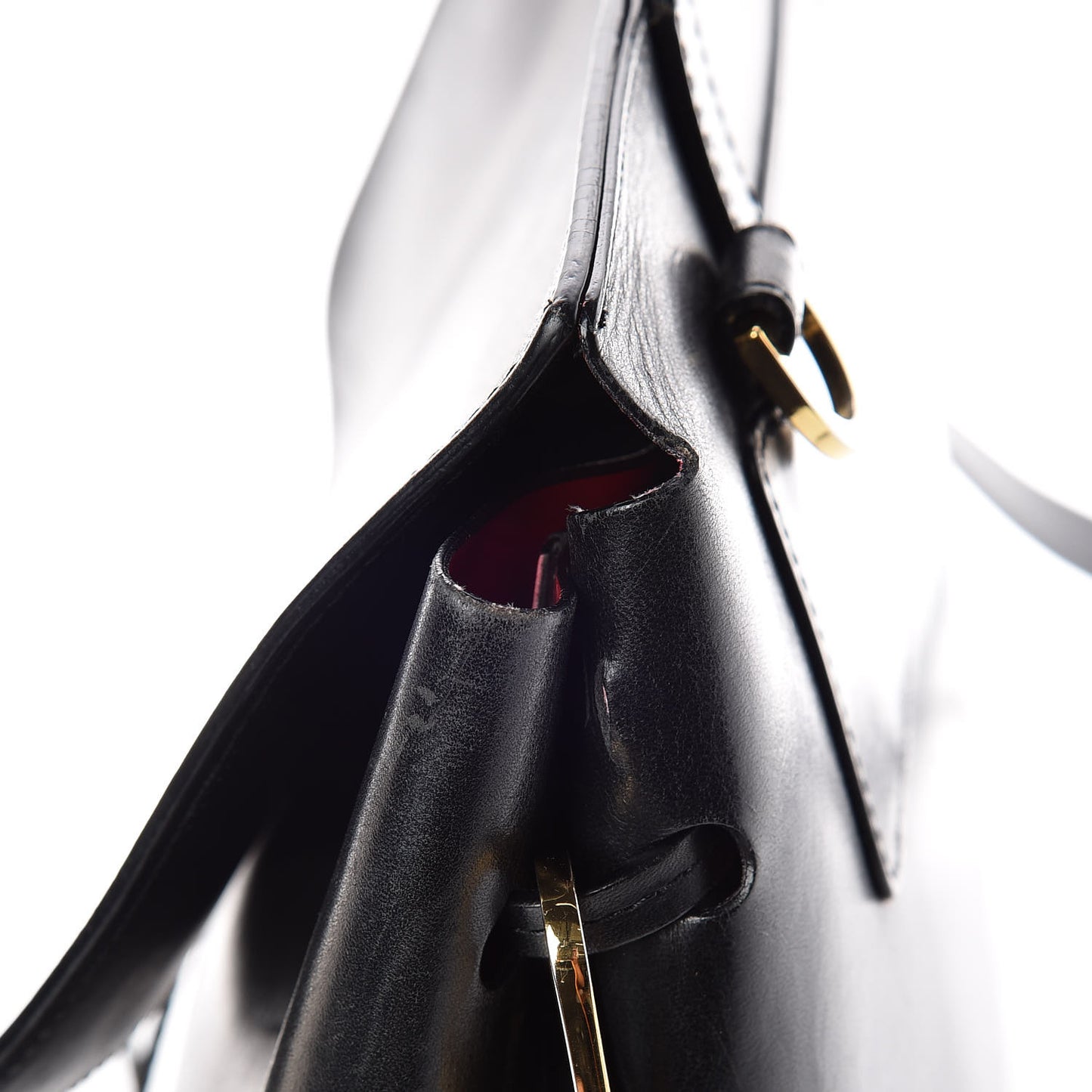 Calfskin Lady Bag Black Flamma