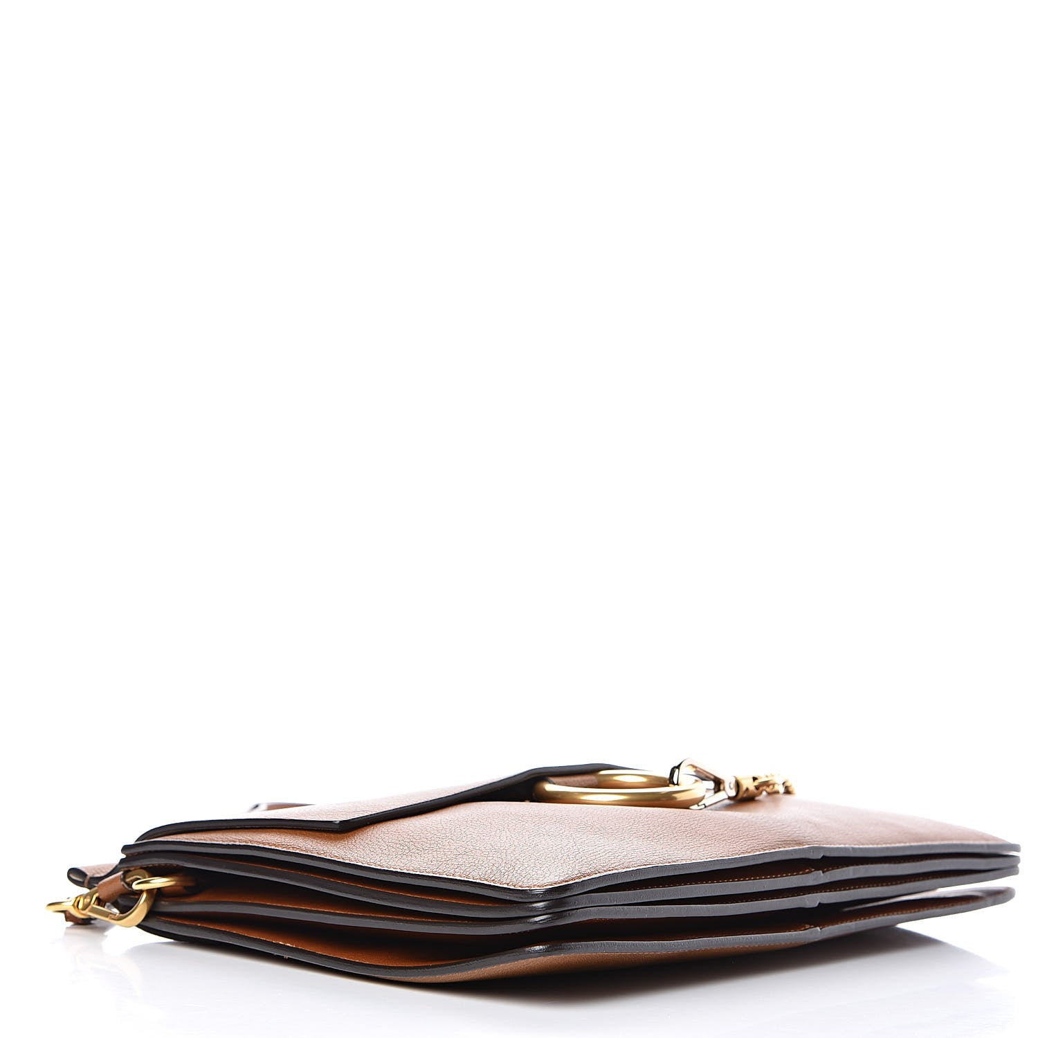 Chloe Goatskin Medium Faye Shoulder Bag Caramel 4 of 10