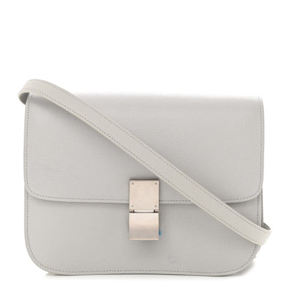 Celine Liege Calfskin Medium Classic Box Flap Bag Pale Grey 1 of 9