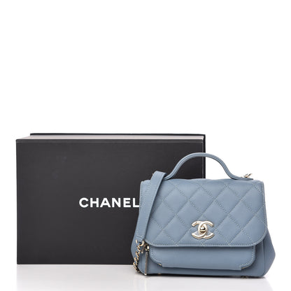 Chanel Caviar Quilted Mini Business Affinity Flap Light Blue 11 of 12