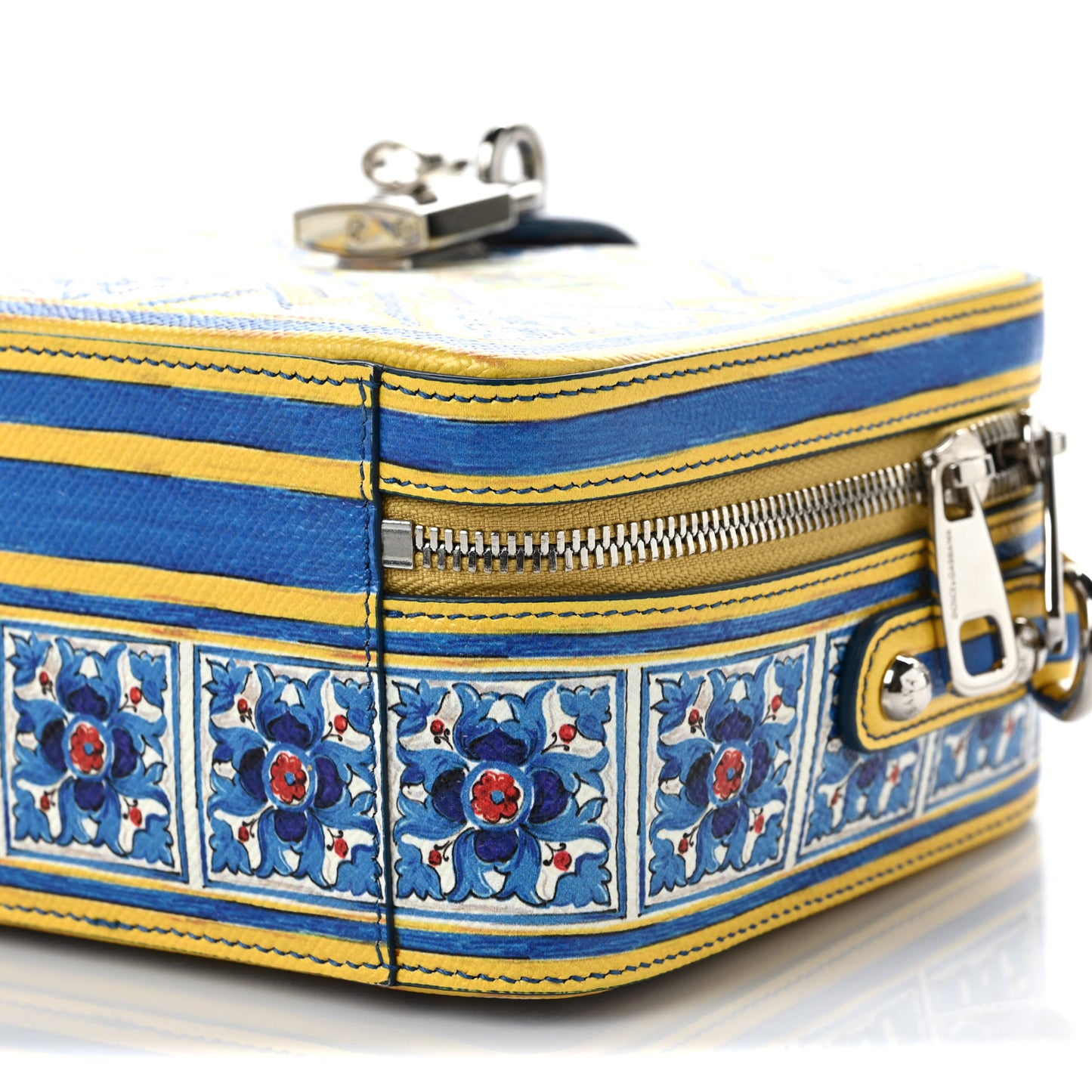 Dauphine Majolica Printed Box Bag Multicolor