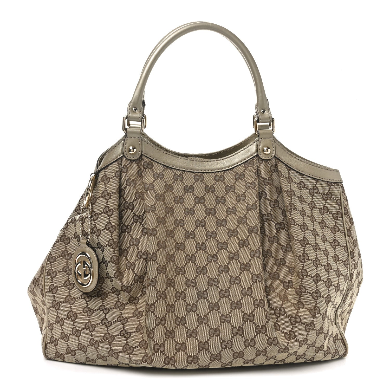 Gucci Monogram Large Sukey Tote Champagne 1 of 10