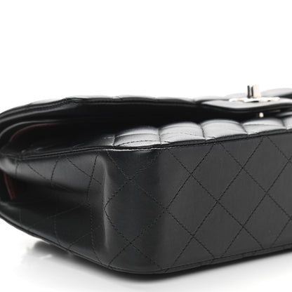 Chanel Lambskin Quilted Medium Double Flap Black 8 of 10