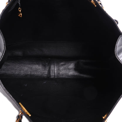 Chanel Lambskin Jumbo CC Shoulder Bag Black 5 of 8