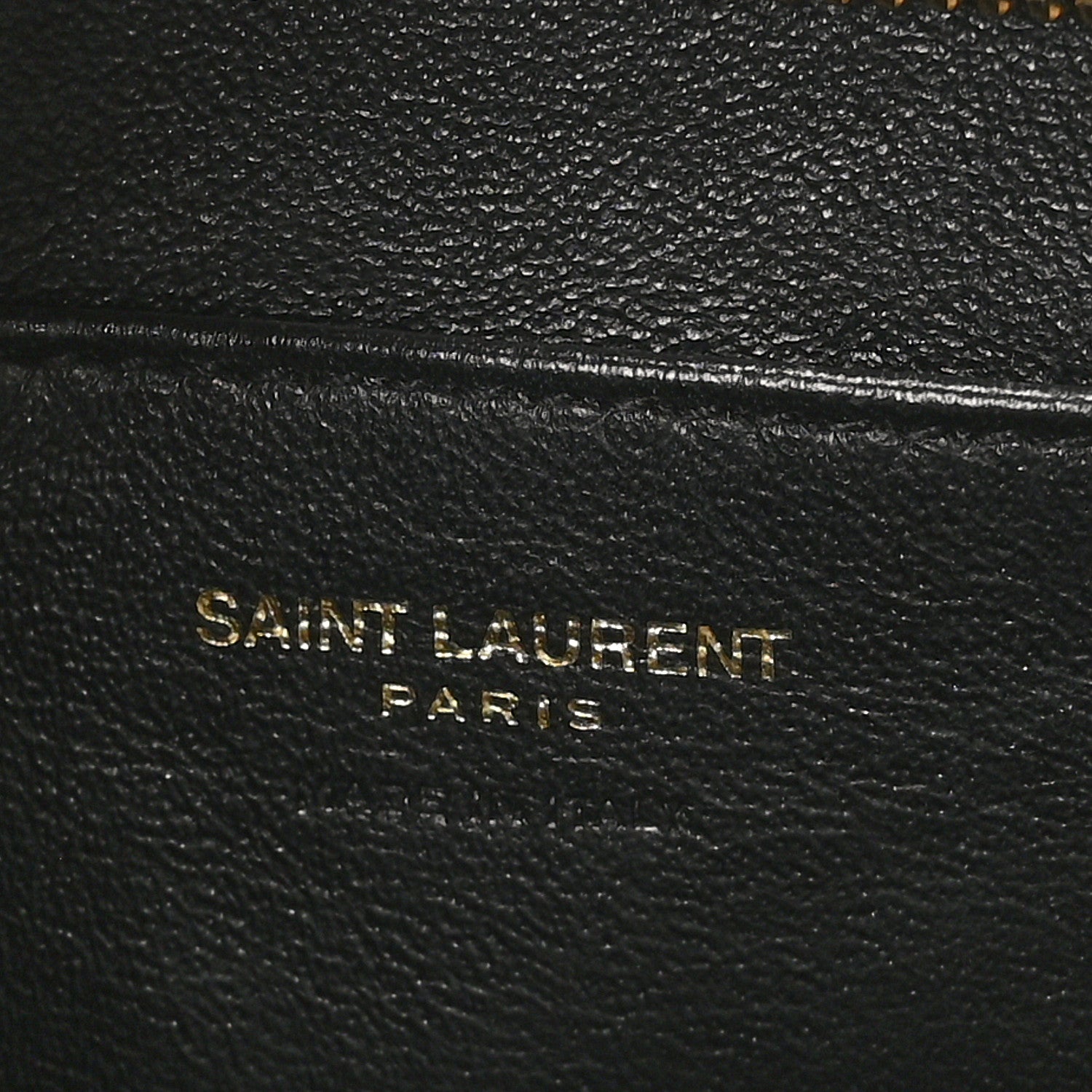 Saint Laurent Calfskin Monogram Baby Cabas Black 6 of 10