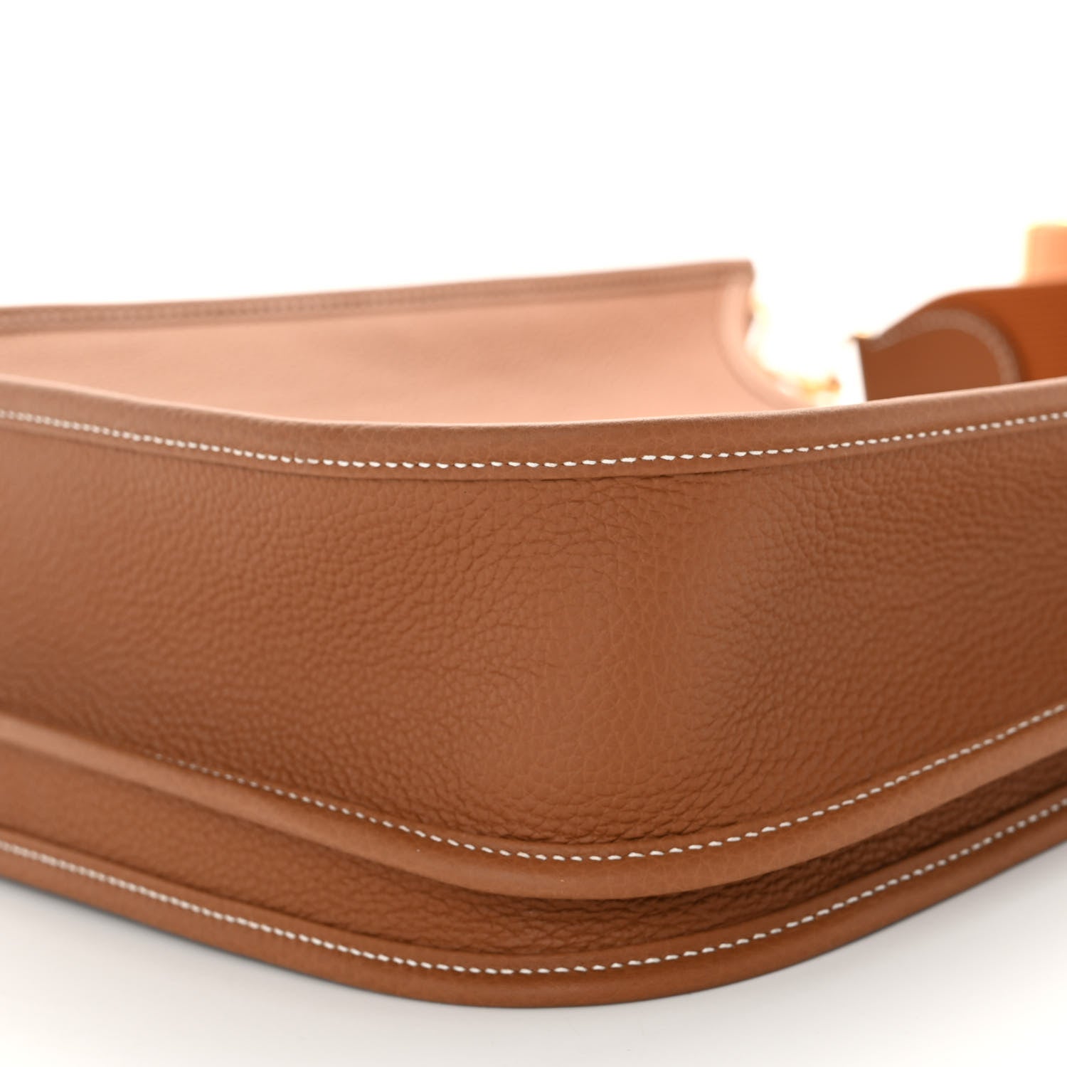 Hermes Taurillon Clemence Evelyne III PM Gold 10 of 11