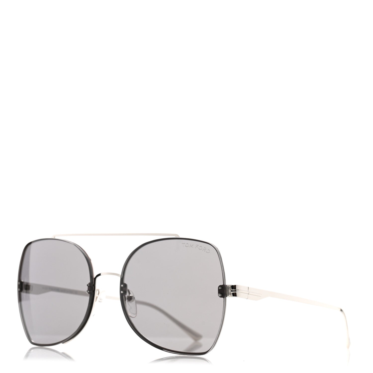 Tom Ford Scout Sunglasses TF656 Silver 1 of 8