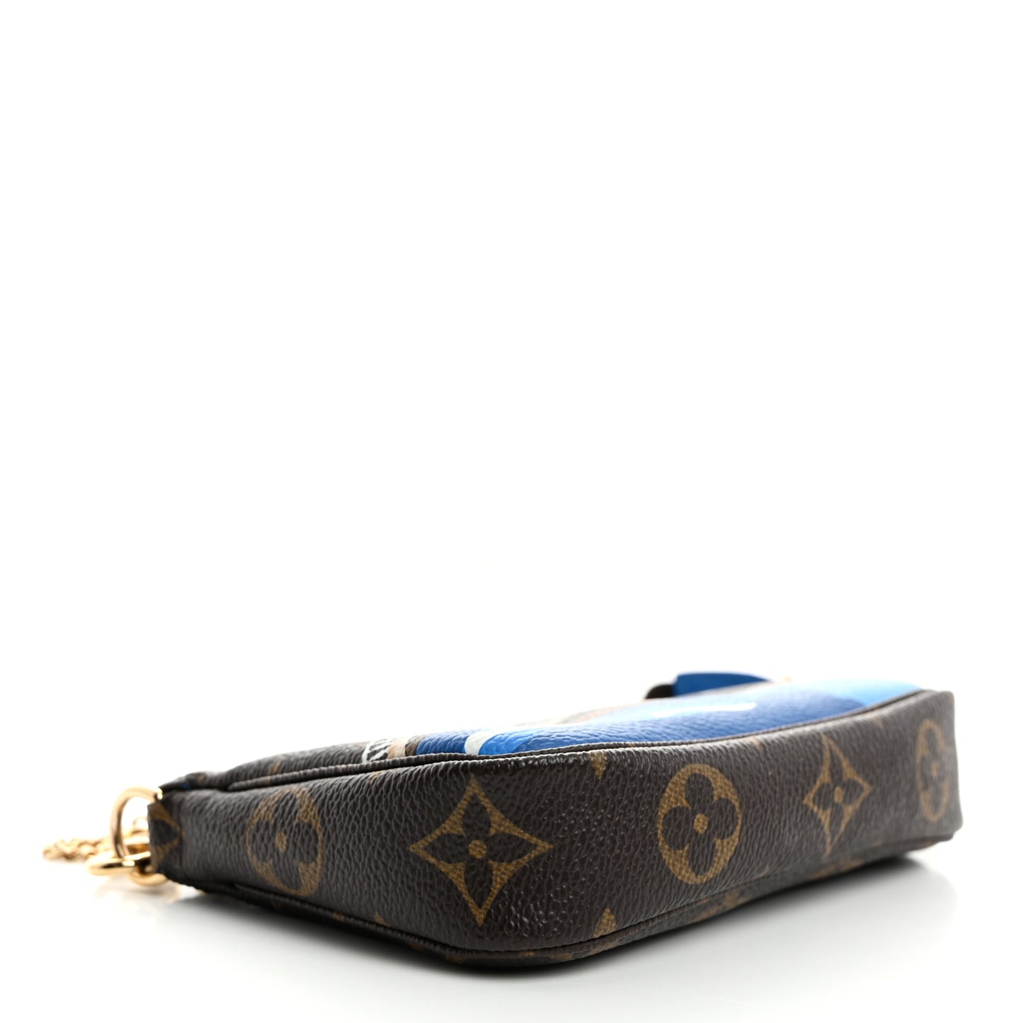 Monogram 2019 Christmas Animation Mini Venice Pochette Accessories Blue