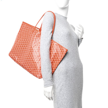Goyard Goyardine Saint Louis GM Orange 2 of 12
