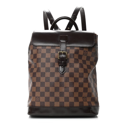 Louis Vuitton Damier Ebene Soho Backpack 1 of 8