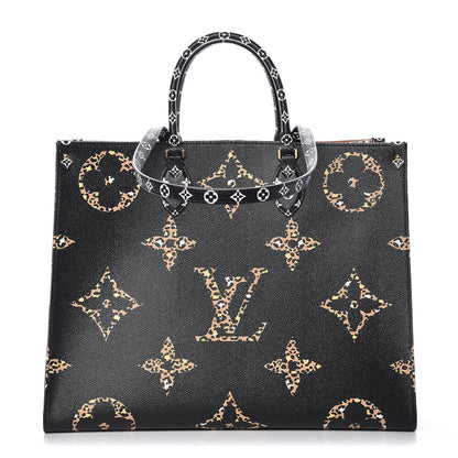 Louis Vuitton Monogram Giant Jungle Onthego GM Black 1 of 10