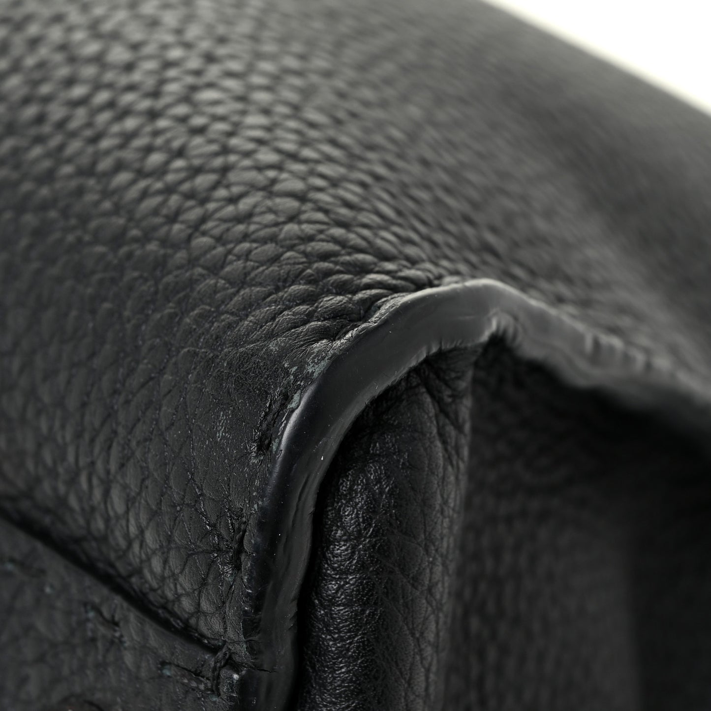 Cuoio Romano Selleria Bi-Color Large Peekaboo Iconic Satchel Black Mou