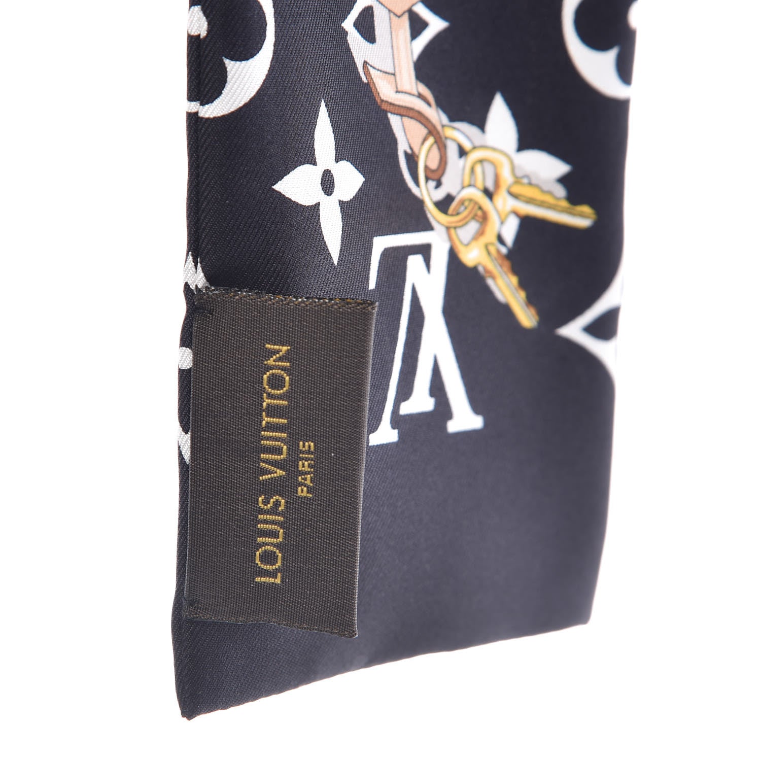Louis Vuitton Silk Monogram Confidential Bandeau Black 4 of 4