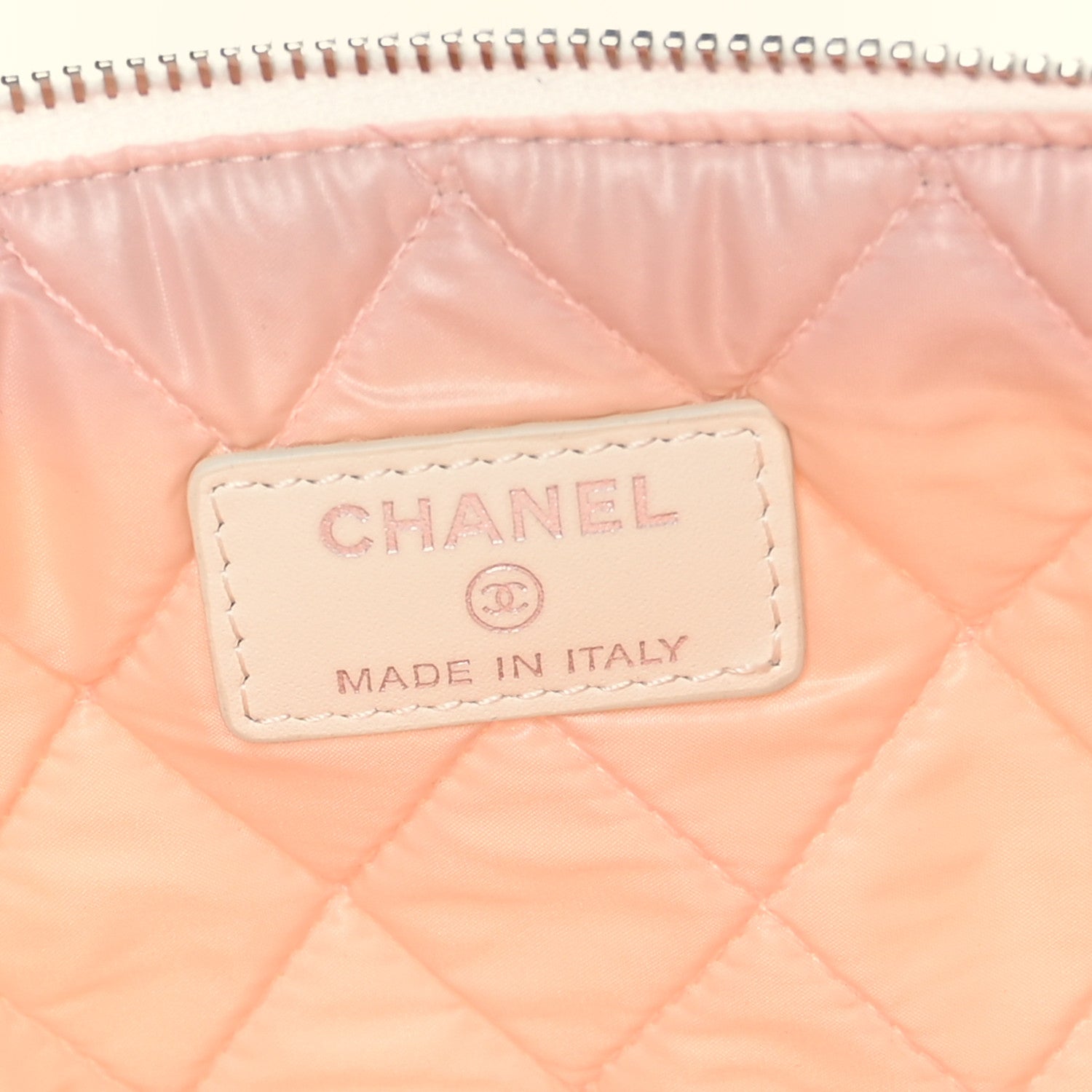 Chanel Canvas Medium Coco Cuba Cosmetic Case Yellow Turquoise 5 of 6