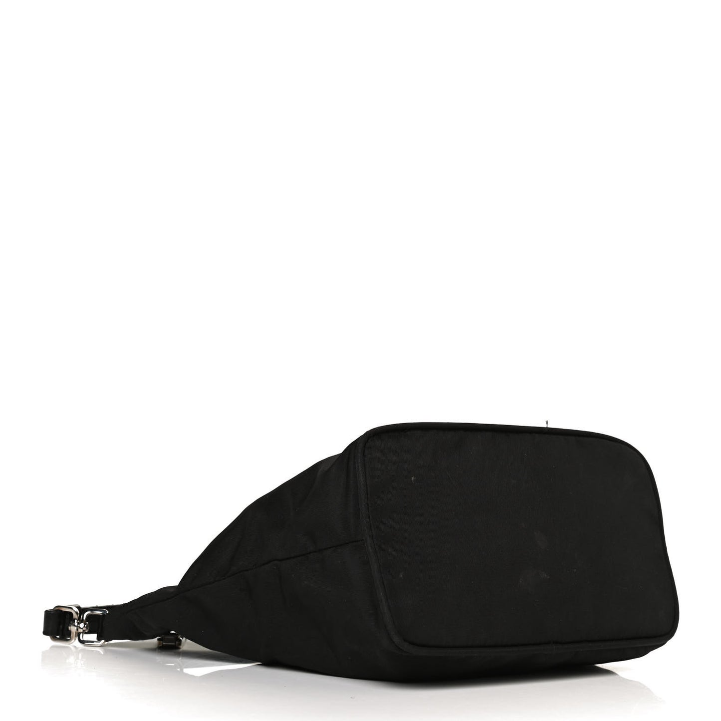 Tessuto Nylon Vitello Hobo Black