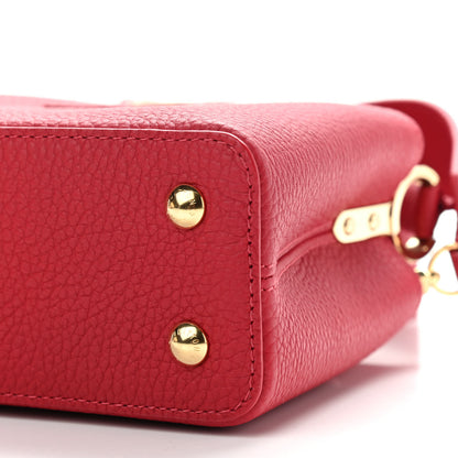 Louis Vuitton Taurillon Mini Capucines Scarlet 8 of 8