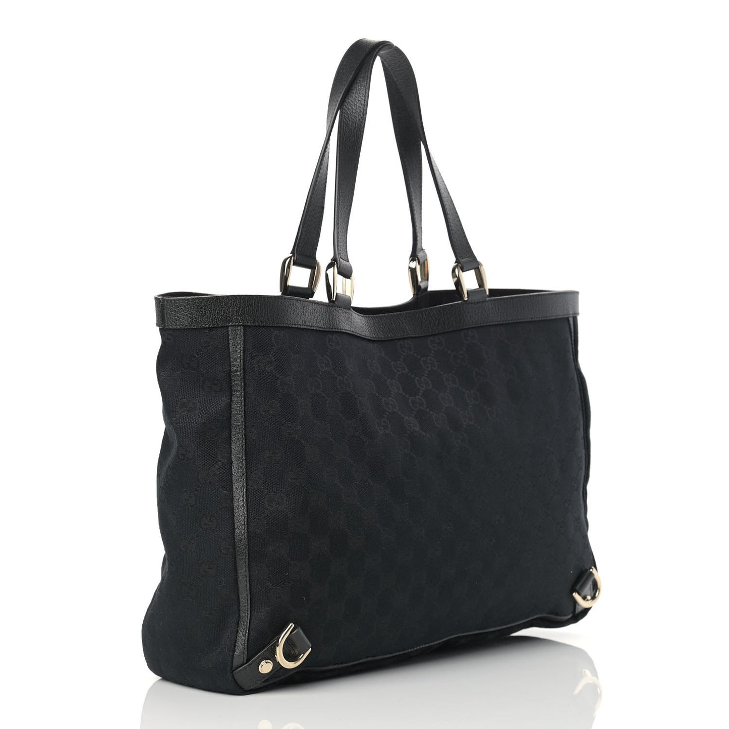 Monogram Large Abbey Tote Black