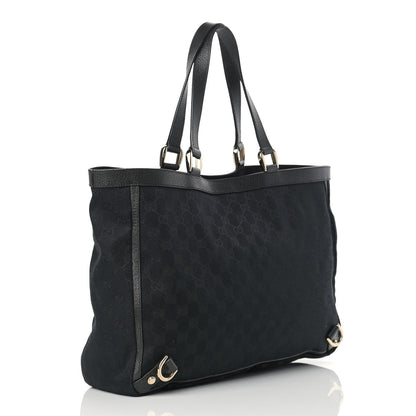 Gucci Monogram Large Abbey Tote Black 3 of 13