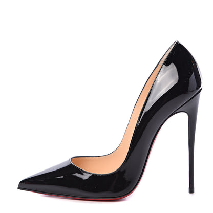 Christian Louboutin Patent So Kate 120 Pumps 38.5 Black 1 of 9
