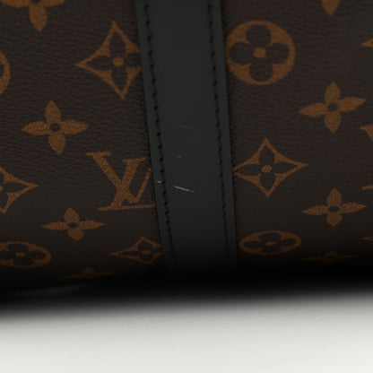 Louis Vuitton Monogram Macassar Keepall Bandouliere 45 11 of 12
