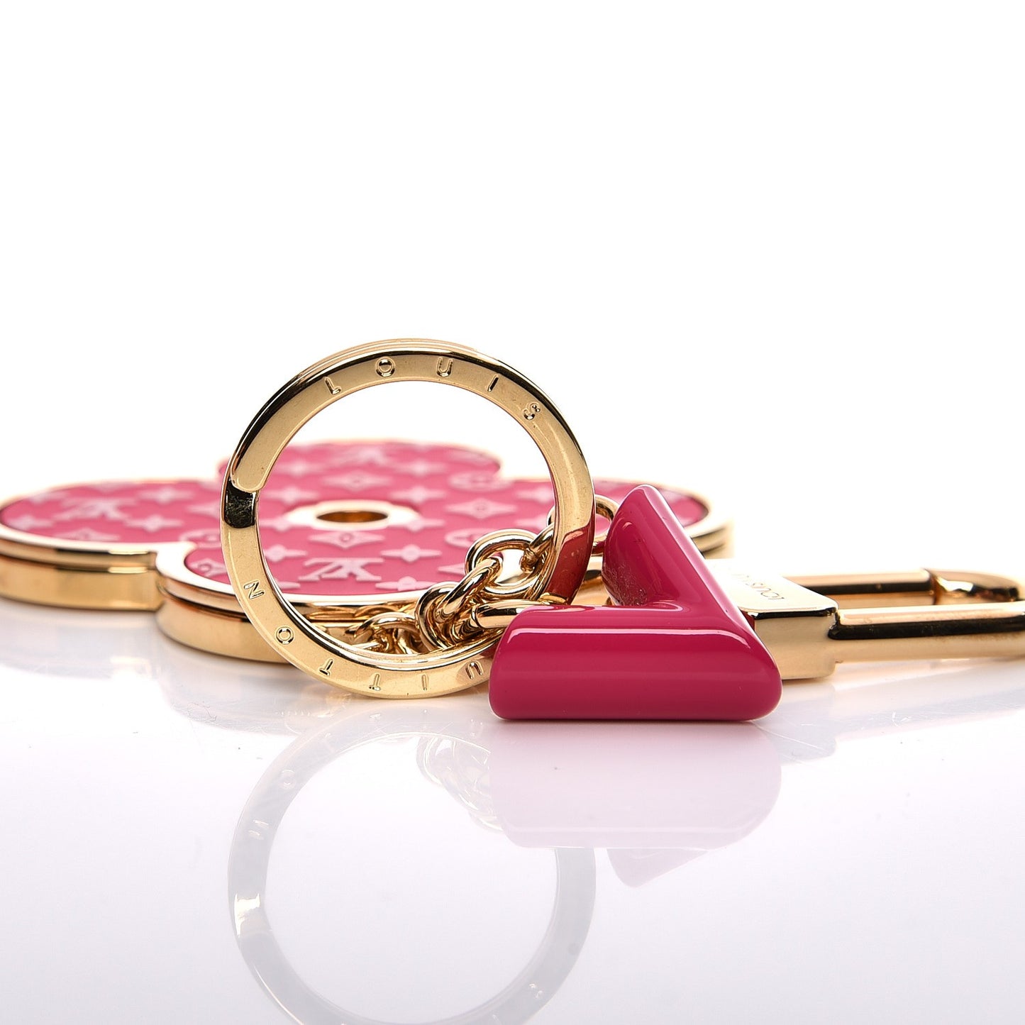 Monogram All Over Bag Charm Key Holder
