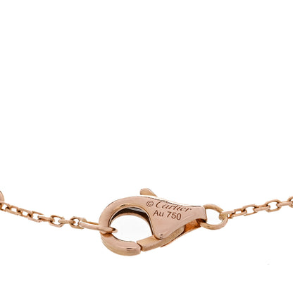 Cartier 18K Pink Gold Diamond Malachite Amulette de Cartier Bracelet 3 of 5