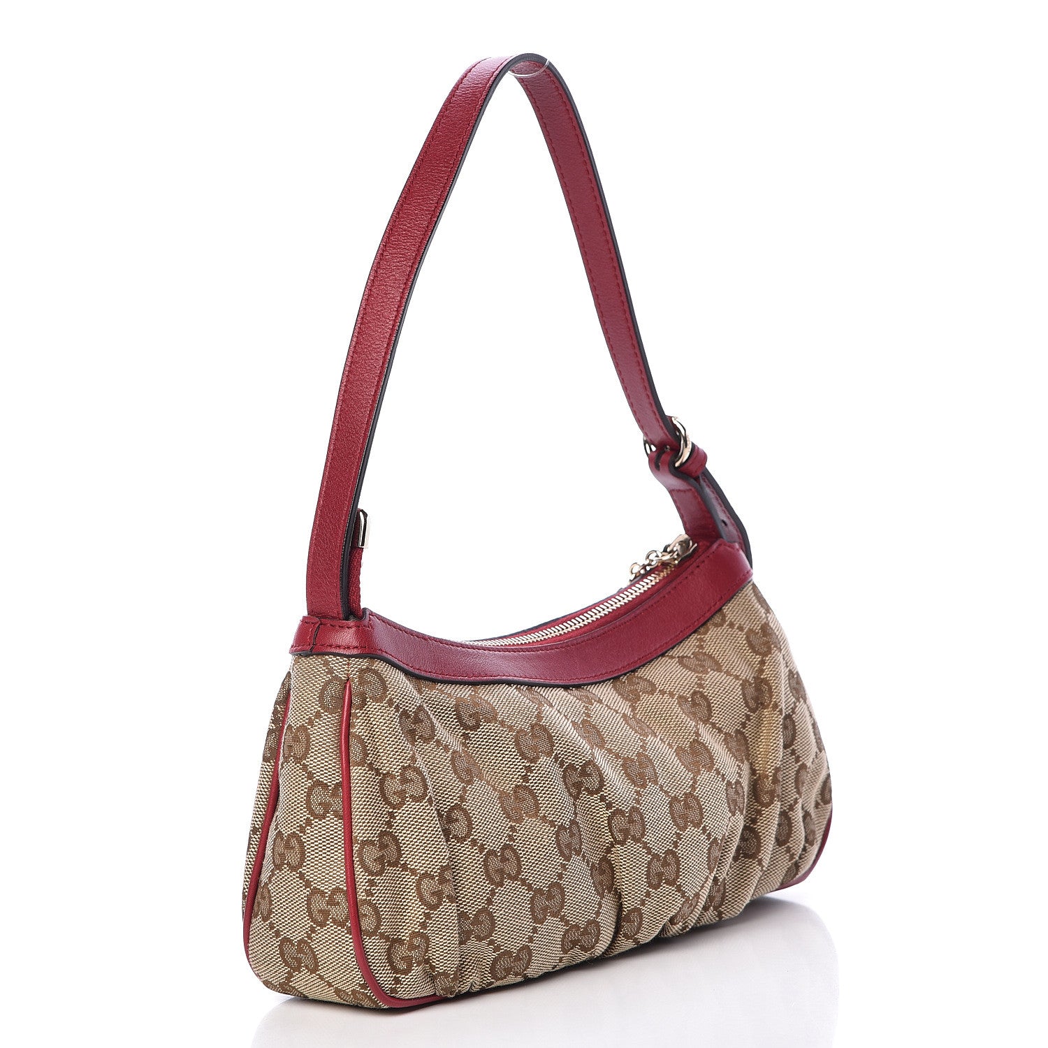 Gucci Monogram Lovely Heart Cosmetic Case Red 3 of 10