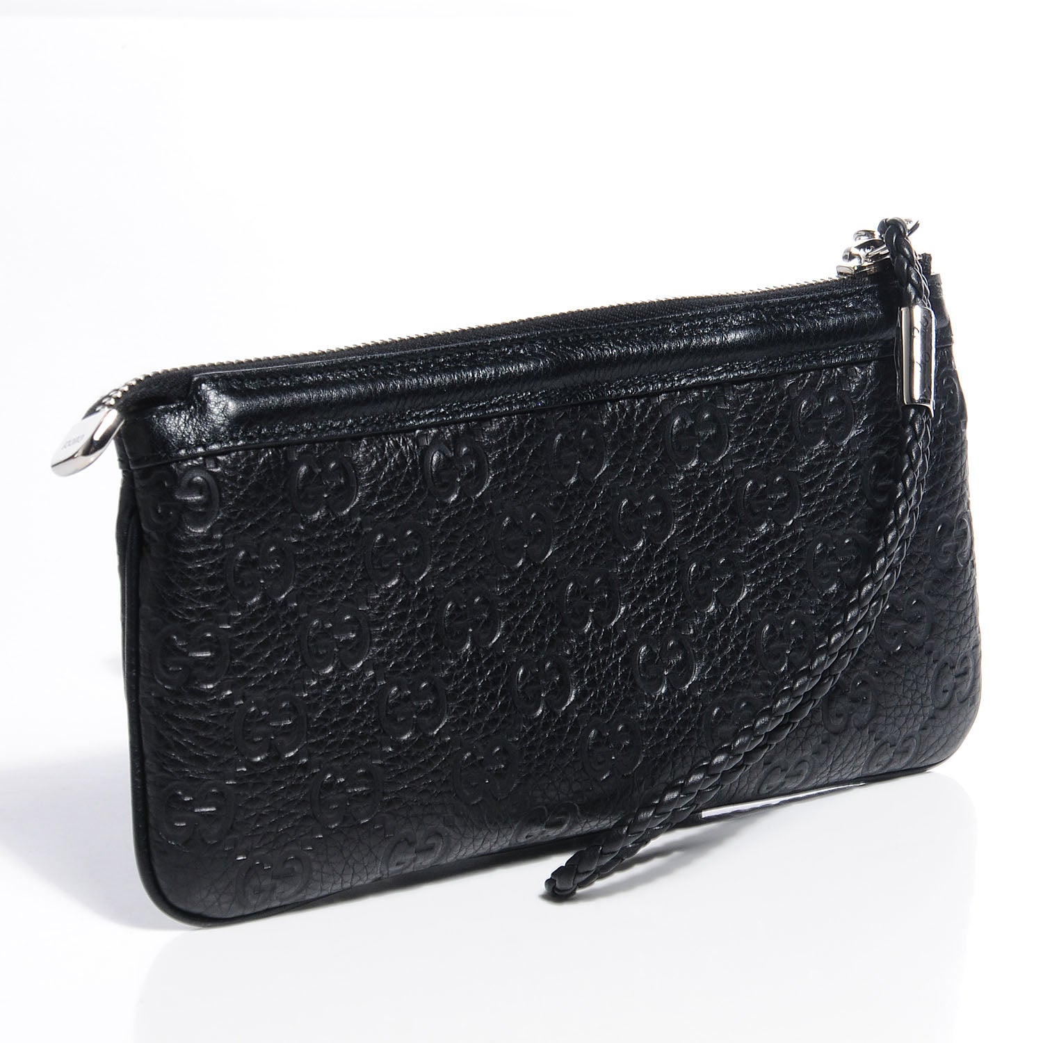 Gucci Guccissima Horsebit Detail Wristlet Black 3 of 8