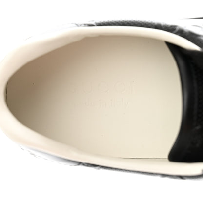 Gucci Calfskin GG Tennis Embossed Mens Ace Sneakers 9 Black 8 of 9