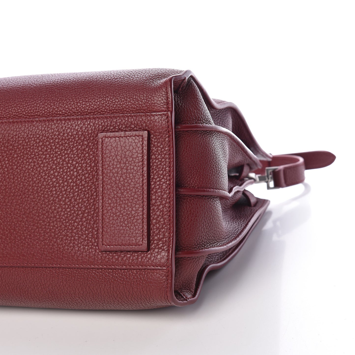 Grained Calfskin Small Supple Sac De Jour Dark Pallisandre