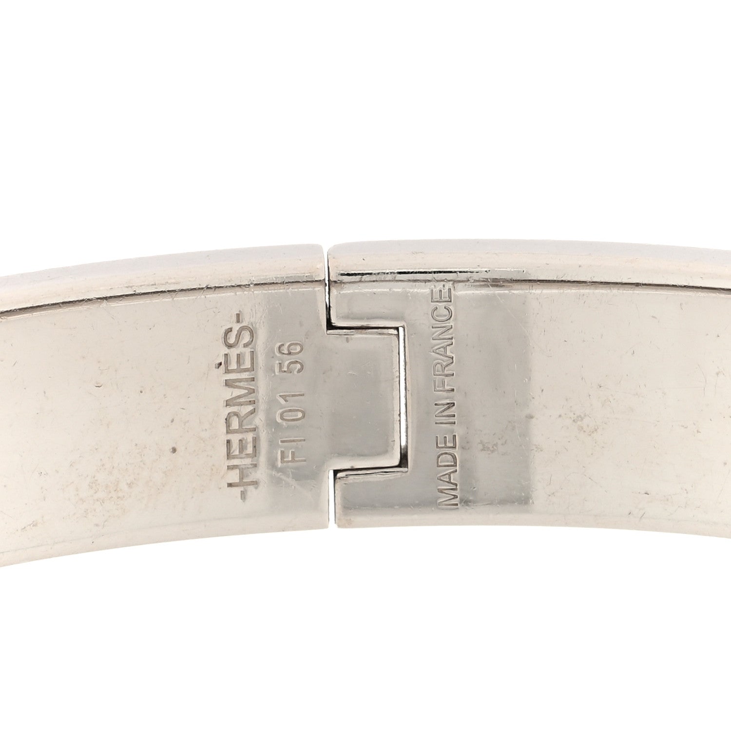 Hermes Enamel Narrow Clic Clac H Bracelet PM Rouge Corail 4 of 4