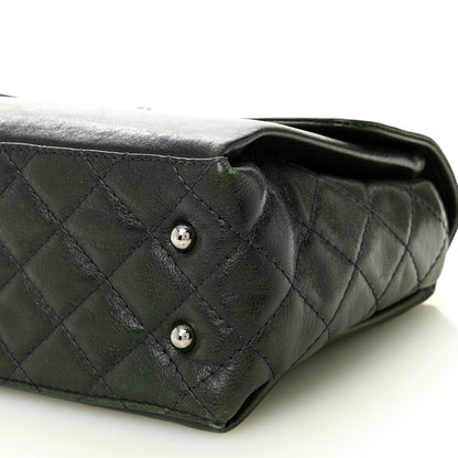 Chanel Calfskin Flap Bag Dark Green 10 of 11