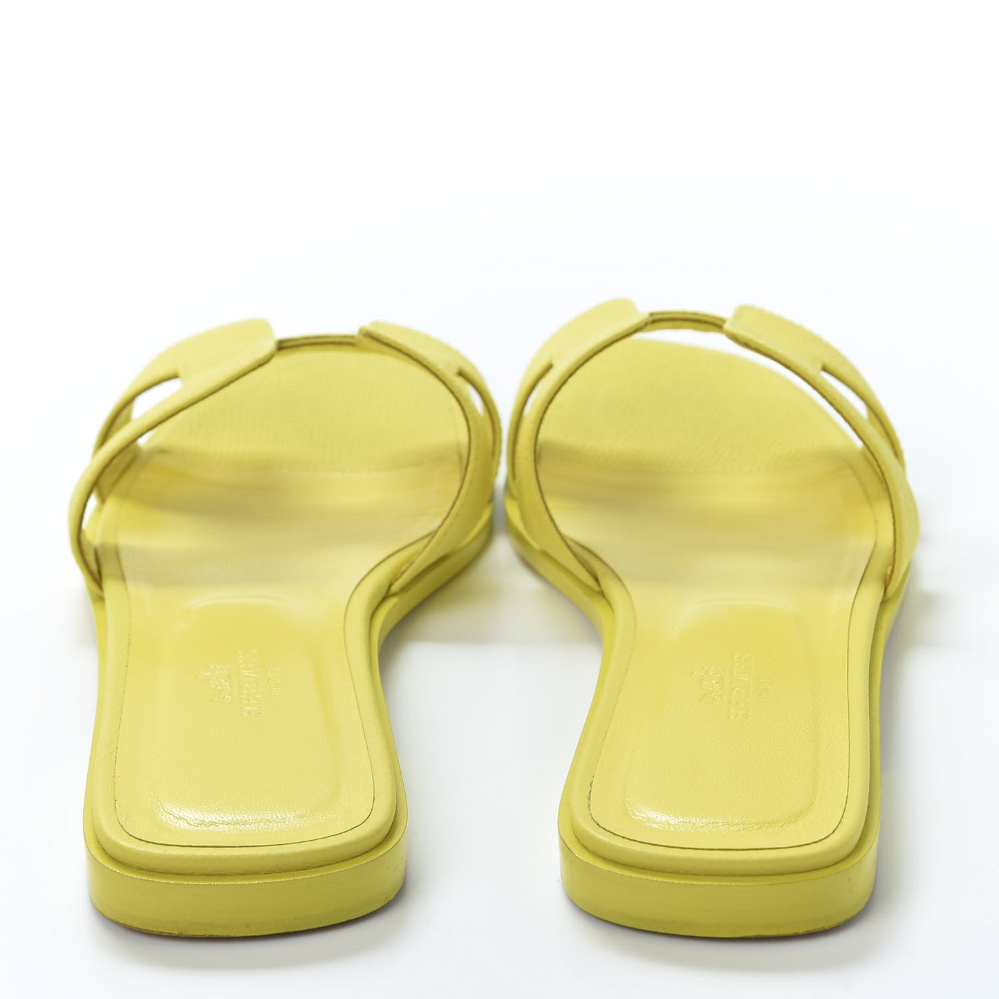 Epsom Oran Sandals 38.5 Jaune Pollen